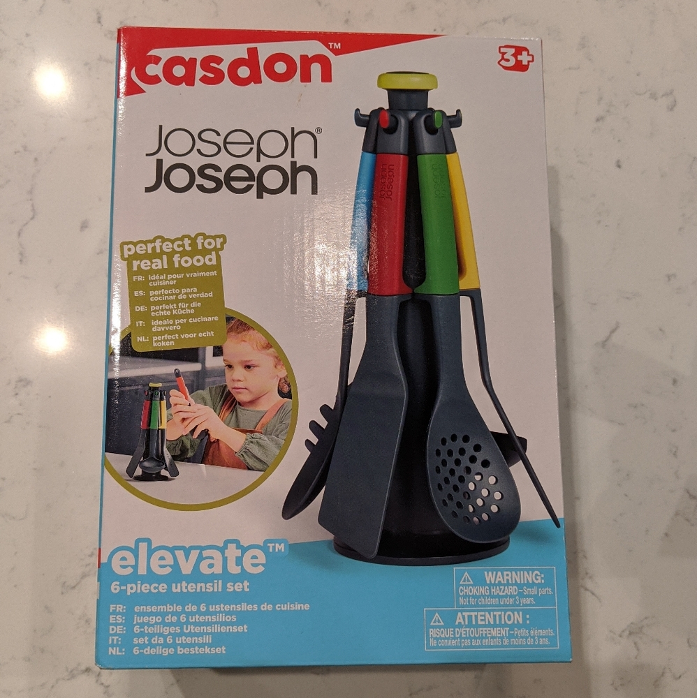 New in box Casdon Joseph Joseph elevate utensil set